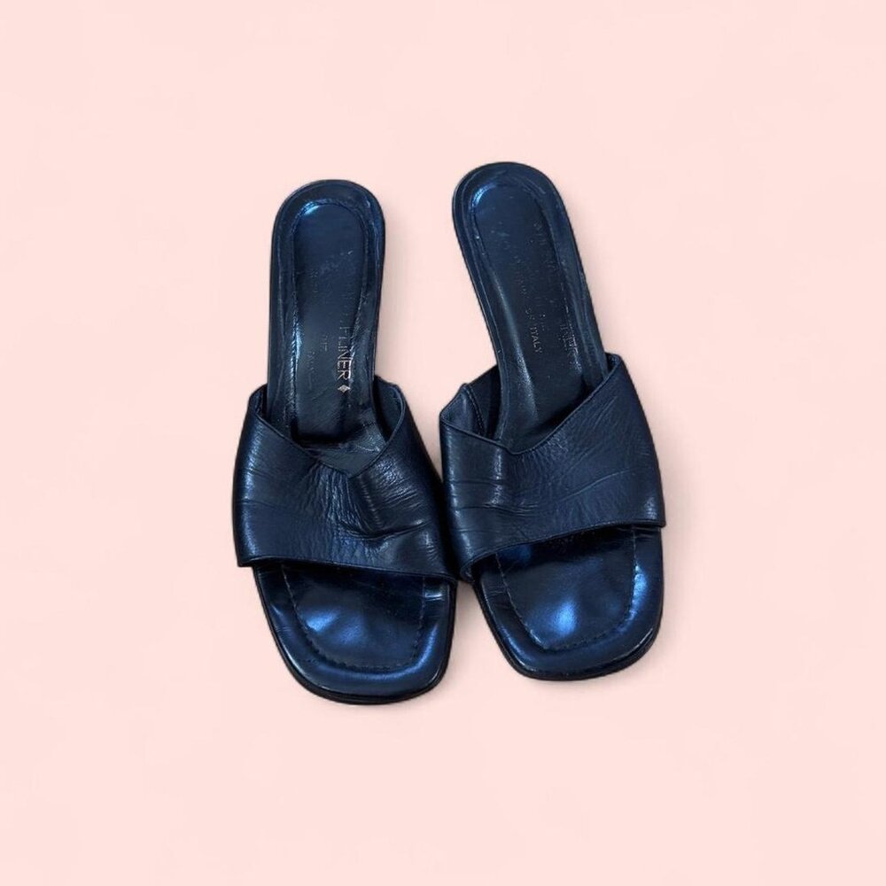 Donald Pliner Women's Black Mules
